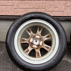 【取引中】軽自動車　夏タイヤホイールセット　ブリヂストンNEXTRY　155/65R14 4本セット！ の画像