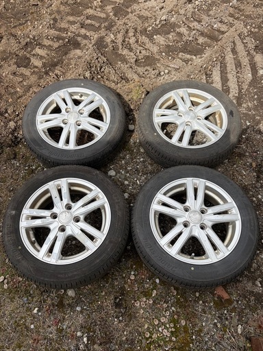 155/65R14 ホイール夏タイヤ付4本セット (憂鬱パパ) 苫小牧のタイヤ 