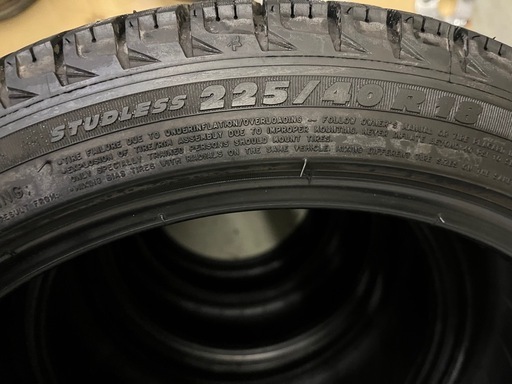 MICHELIN　X-ICE　225/40R18 1シーズン使用　スタッドレスタイヤ　GRヤリス