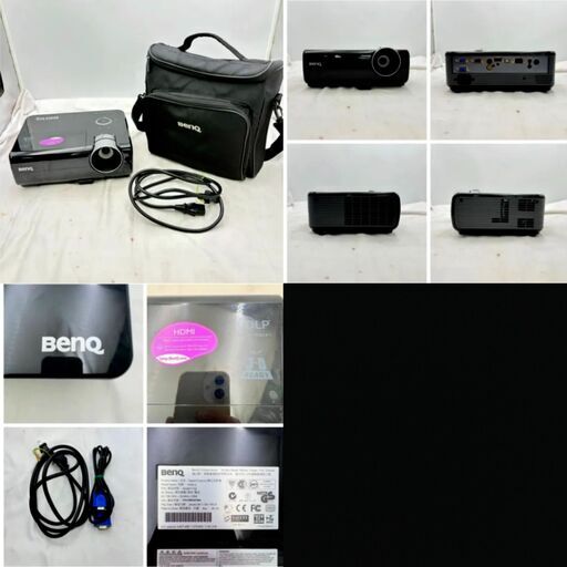 【❗️✨まとめ売り特価✨❗️】BenQ×TAXAN プロジェクター3台セット DLP HDMI対応  映像機器セット✨簡易清掃済・現状
