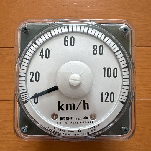 TOYO KEIKI  SR36 ED75 スピードメーター　電気機関車　希少