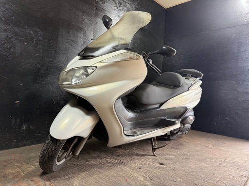 ★支払総額5.8万円★関東圏内即日配送可能！ 全車走行テスト済み！ ヤマハ グランドマジェスティ 白　SG15J 人気のマジェスティ！ サイスタ付き！ タンデムバー！ カスタムベースに♪