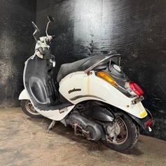 ★支払総額3.5万円★買取強化中！　まずはカンタン無料査定まで！ SYM UMI100 白
　激安原付！ シートオプショナー！ 4スト、集中キー！ サイスタ付き！ フロントディスクブレーキ！ の画像