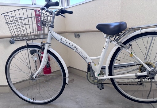 自転車☆SCALARE☆26インチ☆6段変速☆オートライト