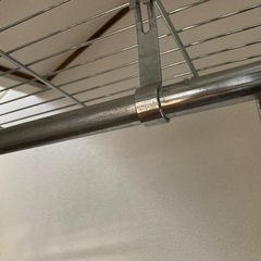 【取引中】スチールラック  パイプ付きの画像