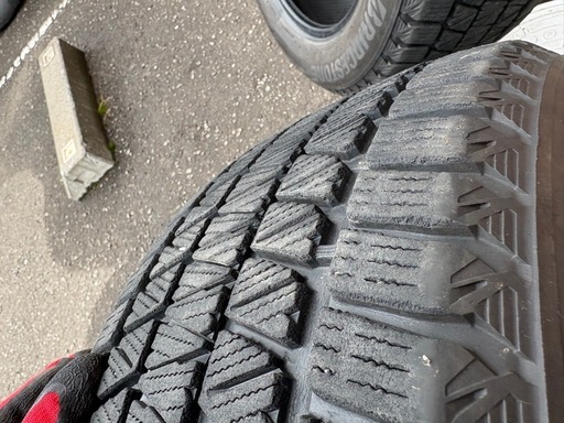 235/55R18 DM-V3 22年製6〜7分山中古タイヤ4本　札幌引き取り可