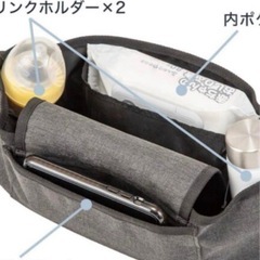 ニトリ　未使用　ベビーカーバッグ　ベビー用品　車　ベット　移動グッズの画像