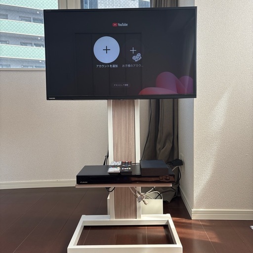 【全部セット】テレビ32型＋台＋Blu-ray＋HDD すぐ使えます