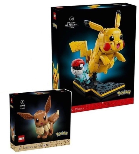レゴ　ポケモン　ピカチュウ ＆ イーブイ　72151　72152　日本未発売