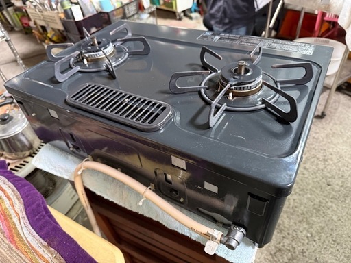 パロマ ガステーブル 水無し片面焼き 56cm 都市ガス用左強火 IC-S37BM-L-LPG