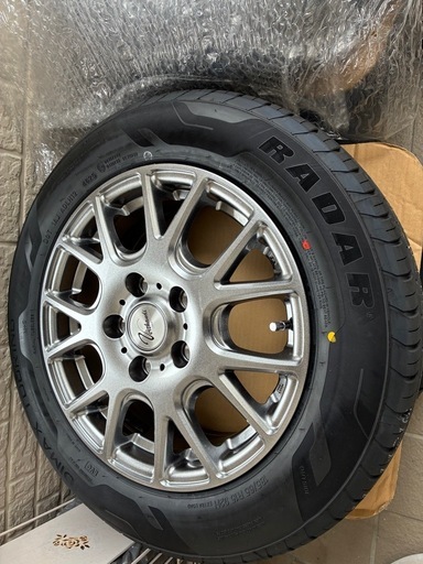 【新品・未使用】サマータイヤ＆ホイール4本セット（185/65R15）