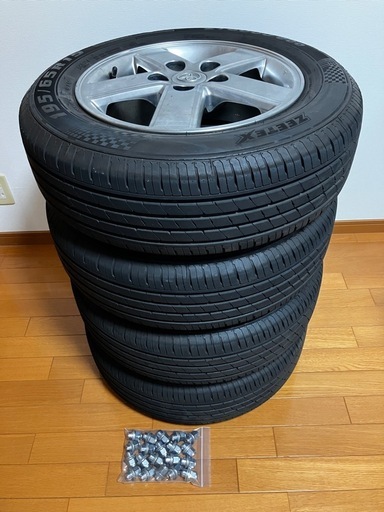 9分山　195/65R15   4本セット　ヴォクシーAZR60G純正アルミ付