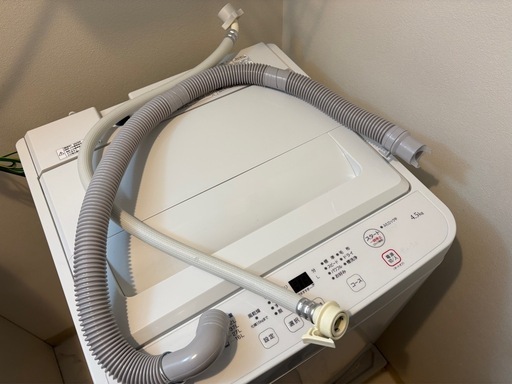 新品購入　使用期間1年未満　RORO 縦型洗濯機 本体 ホワイト(現地引渡し)