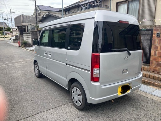マツダスクラムPXターボ  AT  4WD 修復歴無 　2014年  検28.3  走行距離65,600km  両側スライドドア 禁煙