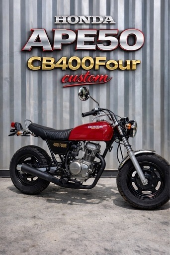HONDA エイプ50 実走行　6295km 軽整備済　KITACO TAKEGAWA 新品カスタムパーツ　極上車両　美車　始動性良好　兵庫　神戸AUTO7