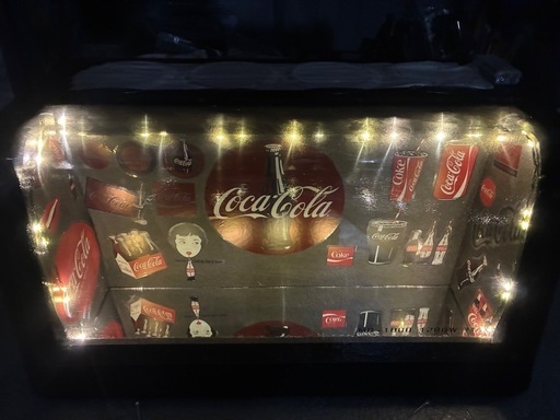 ウーファー加工ケース　飾り　コカコーラ