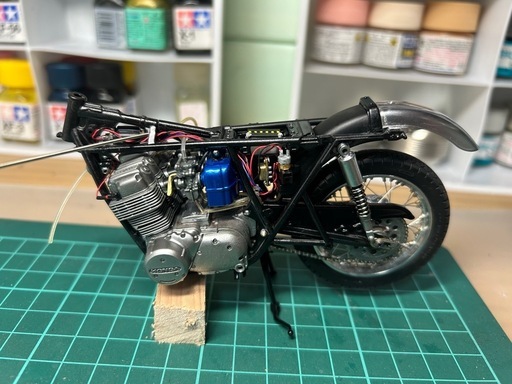 CB７５０Ｋ0アオシマプラモデル完成品