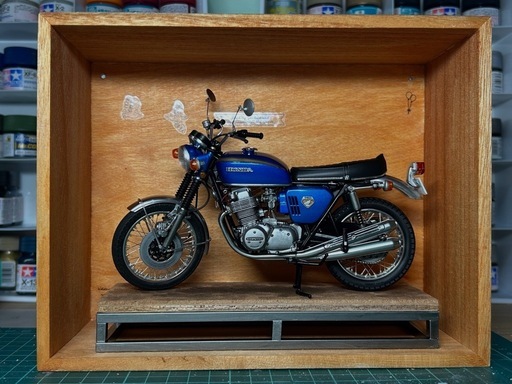 CB７５０Ｋ0アオシマプラモデル完成品