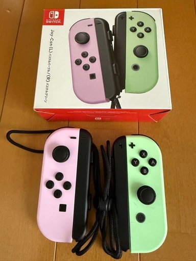 任天堂純正/日本国内仕様 Switch専用 Joy-Con(L)パステルパープル/(R)パステルグリーン