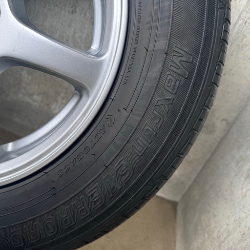 155 80 R13　アルミホイール付きノーマルタイヤ 4本組