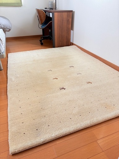 【お値下げ】ギャッベ ラグ 140×200cm ウール100%