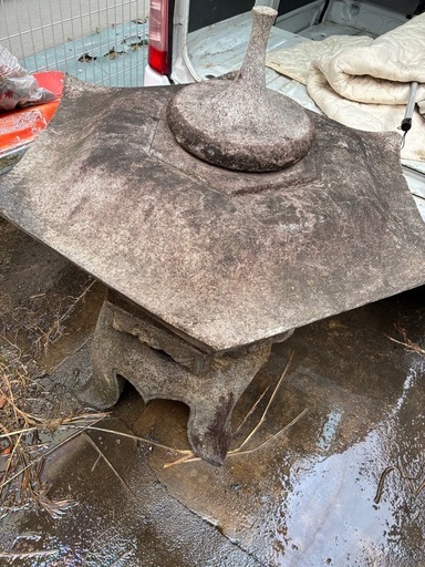 灯篭　灯籠　日本庭園　庭園　和風　茶道　和庭　庭石　愛知県　名古屋市　引き取り