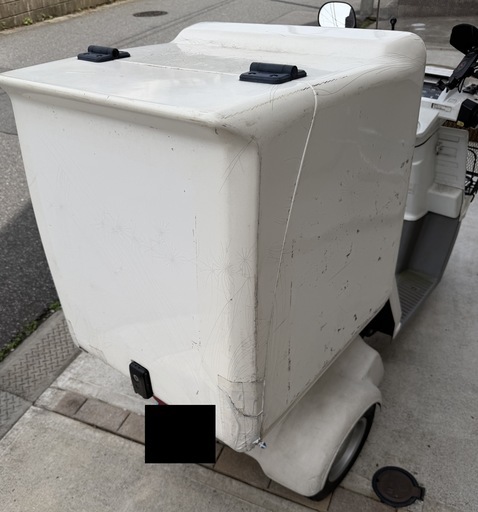 4st ジャイロX 配達に使用 27300km 周辺アイテム付属 75000円 4st ジャイロX 配達に使用 27300km 周辺アイテム付属 75000円の通販