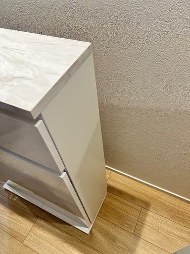 【ディノス　大理石調　奥行25cm】