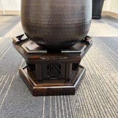 仏具一式・家具調仏具 吊り灯籠 大徳リン 厨子 蠟燭立ての画像