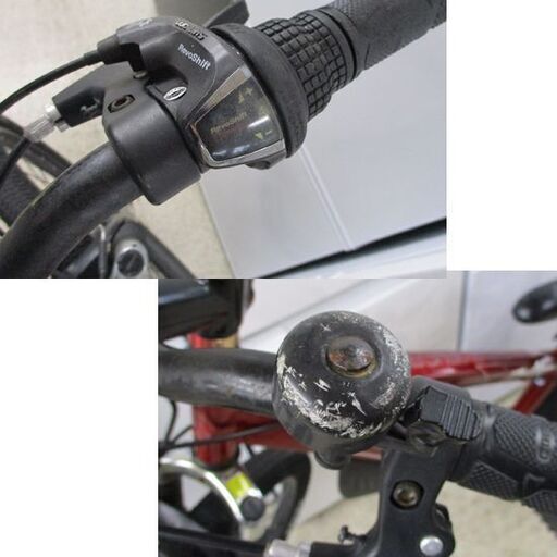 24インチ 子供用自転車 クロスバイク【訳あり格安】GRAVELCROSS グラベルクロス246 赤 レッド 札幌市北区屯田