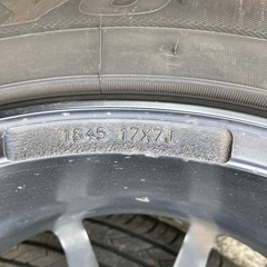 17インチ　タイヤ　ホイール　コスミックの画像