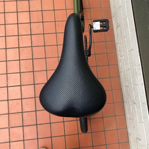 【受付終了】　　　　　　　　　?CARUORI　折りたたみ自転車?　グリーン系　シティ車　シンプル　街乗り　通勤通学　自転車　朝霞市　