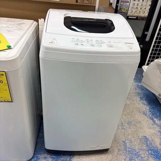 【ジャングル深井店】洗濯機 ヒタチ NW-50G 5.0kg 2022 生活家電 堺市 深井【FU442】