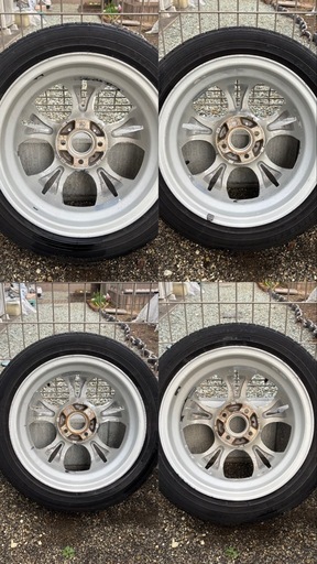 早い者勝ち！VOLTIC 15インチ タイヤホイール 165/55R15 軽自動車 溝あり 即使用OK