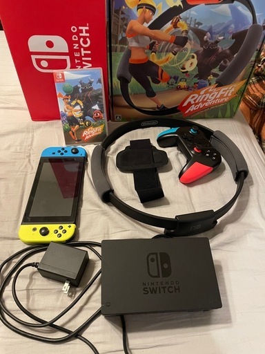 Switch本体＋リングフィットセット、コントローラーおまけ