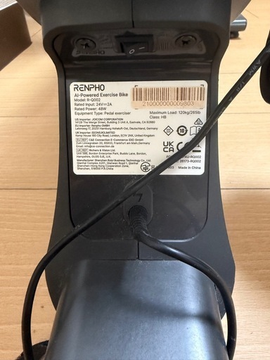 [美品]RENPHO/レンフォ AI搭載 スマートバイク 【R-Q002】CCTK