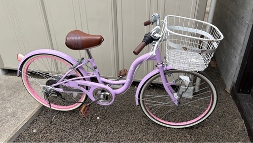 22インチ　
子ども用自転車　6段変速　