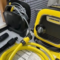ケルヒャー Kärcher Kmini 高圧洗浄機 洗車 ベランダ掃除 掃除用品 外壁掃除 コンパクト 軽量 家庭用 2020年モデル ヘルツフリー 50/60Hz共用の画像