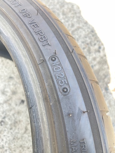 225/40R19 4本セット バリ溝 夏タイヤ 