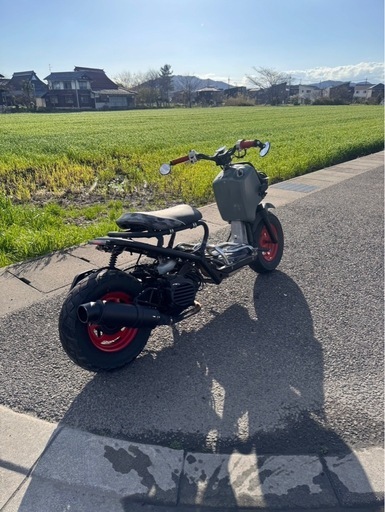 ズーマー　FI カスタム　ロンホイ　50cc 原付　バイク　通勤　通学　スクーター　4スト
