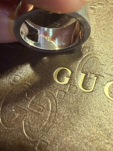 GUCCI ブランデッドG リング　刻印10号