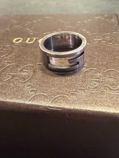 GUCCI ブランデッドG リング　刻印10号