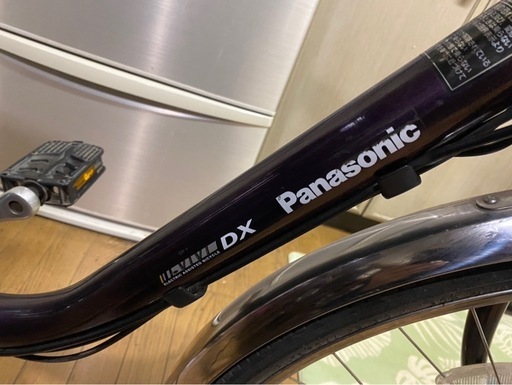 Panasonicアシスト自転車パープル26インチ (シルバー) 東久留米の電動 