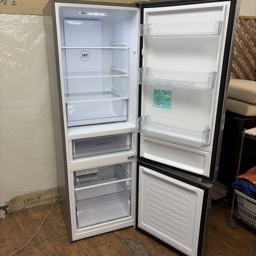 【?買取市場 6ヶ月保証 ジモティー限定価格】R349 ☀️ Haier ❘ ハイアール 冷蔵庫 3in2series  21年製 J