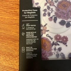 新品 COACH iPhone15Pro MagSafe ケース 花柄の画像