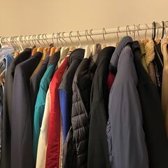 【引取限定】IKEA RIGGA リッガ ハンガーラック｜ホワイト｜高さ調節可の画像