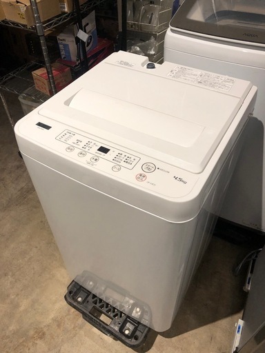 【浅年式】YAMADA SELECT 4.5kg洗濯機　2023年製　YWM-T45H1