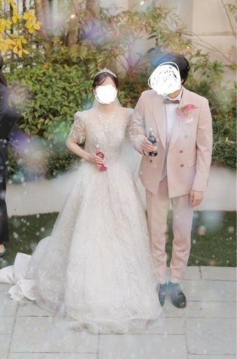 結婚式　
韓国ウェディングドレス