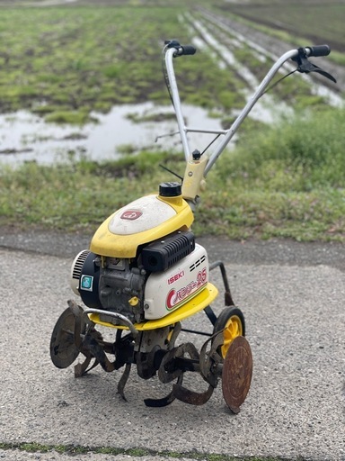 イセキ　家庭菜園 管理機　パンジー25 作動品　引き取り限定　発送不可