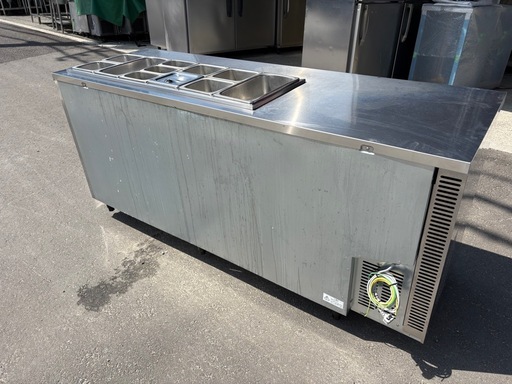 ☆中古品 ホシザキ業務用テーブル形冷蔵庫 RT-180SNG-1 ホテルパンタイプ 2023年 1800ｘ600ｘ800ｍｍ 台下冷蔵庫 動作問題なし 厨房☆